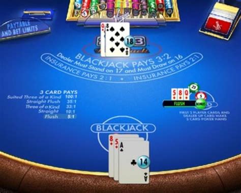 free 21 plus 3 blackjack.